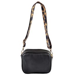 BB1178 PU CROSS BODY BAG (BLACK)