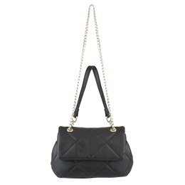 BB1179 QUILTED CROSS BODY BAG (BLACK )