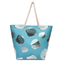 BB1206 Ladies CanvasBag with Foil Print Shells
