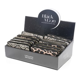 BB1250CDU LADIES SMALL ANIMAL PRINT COIN PURSE IN CDU (ZEBRA/SNAKE/LEOPARD)