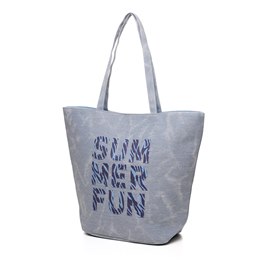 BB1269 BLUE SUMMER TIE DYE BAG