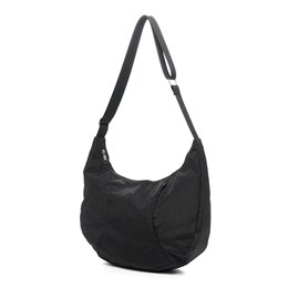 BB1277BK HALF MOON CROSS BODY BAG (BLACK)