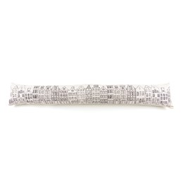 DD0023 TOWN HOUSE PRINTED DRAUGHT EXCLUDER - WHITE