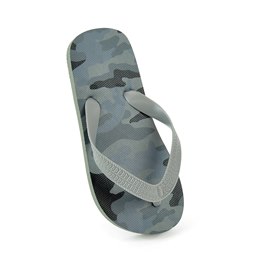 FT1870 BOYS CAMO  FLIP FLOP (GREY MIX)