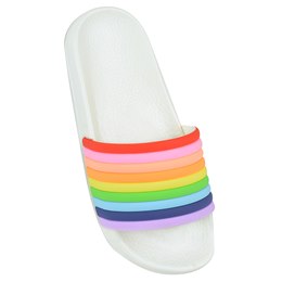FT1906 GIRLS RAINBOW SLIDER (WHITE)