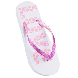 FT2223 GIRLS LOVE PRINT FLIP FLOP