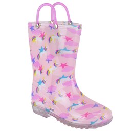 FT2313 GIRLS PVC UNICORN WELLINGTON