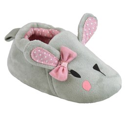 FT2406 TODDLERS BUNNY SLIPPER (GREY)