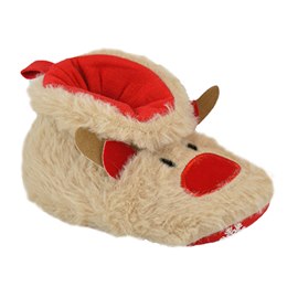 FT2423 BABY XMAS REINDEER SLIPPER