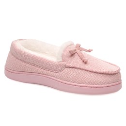 FT2526 LADIES HERRINGBONE MOCCASIN