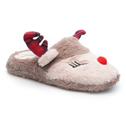 FT2538 LADIES NOVELTY REINDEER (BROWN)