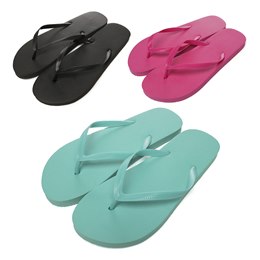 FT2575 LADIES PLAIN FLIP FLOPS