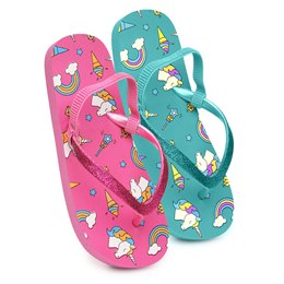 FT2582 TODDLER UNICORN AND RAINBOW PRINT WITH BACK STRAP