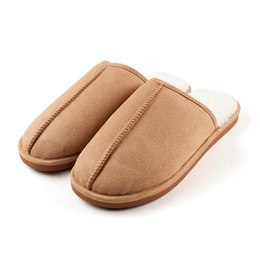 FT2667 MENS TAN MULE SLIPPER