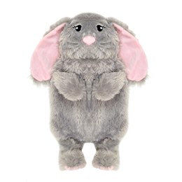 HH0287HAB RABBIT 3D PLUSH 750ml HOT WATER BOTTLE
