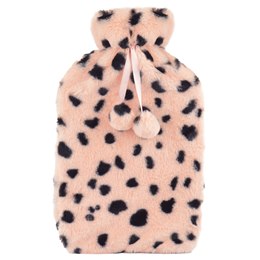 HH0376 2LT LEOPARD PRINT PLUSH HWB (PINK)