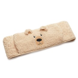 HH0406 1LT BEAR EMBROIDERED PLUSH WAIST WRAP HOT WATER BOTTLE