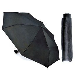 UU0072 BLACK 19.5'' SUPER MINI UMBRELLA WITH MATCHING SLEEVE