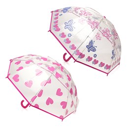 UU0110A KIDS BUTTERFLY AND HEART PRINT DOME