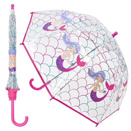 UU0393 KIDS MERMAID DOME UMBRELLA