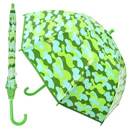 UU0398 KIDS CAMO  DOME UMBRELLA