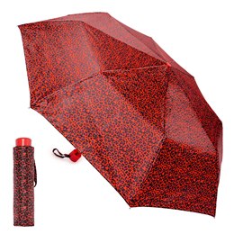 UU0415 Ladies Red Animal Print Supermini