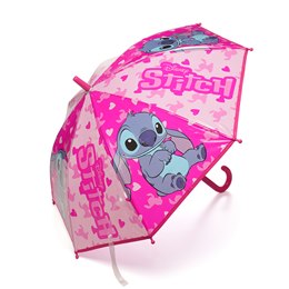 UU0477 DISNEY STITCH KIDS POE UMBRELLA - PINK
